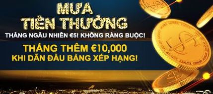 Mưa tiền thưởng với M88 khi tham gia Cash Game