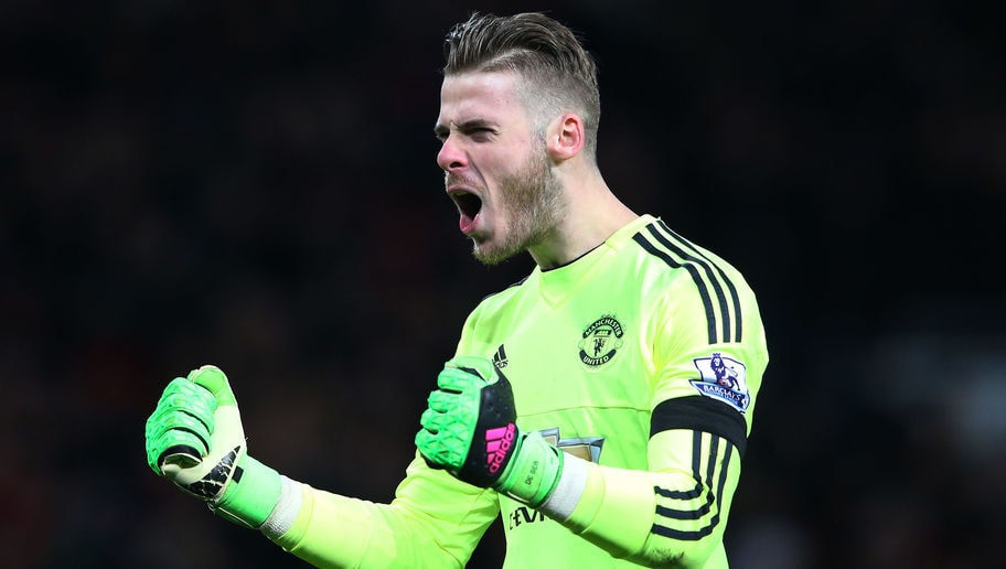 during the Barclays Premier League match between Manchester United and Stoke City at Old Trafford on February 2, 2016 in Manchester, England.