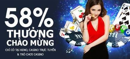 M88 THƯỞNG CHÀO MỪNG 58% CHO THÀNH VIÊN MỚI