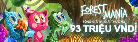 Forest Mania Slots tổng giải thưởng 93 triệu
