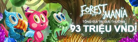 Forest Mania Slots - Tổng giải thưởng 93 triệu VND 1