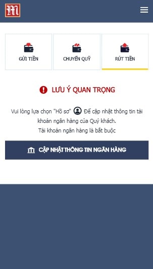 Hướng dẫn rút tiền từ nhà cái M88